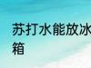 苏打水能放冰箱吗 苏打水能不能放冰箱