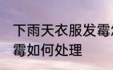 下雨天衣服发霉怎么办 下雨天衣服发霉如何处理