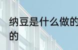 纳豆是什么做的 纳豆是用什么东西做的