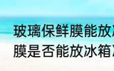 玻璃保鲜膜能放冰箱冷冻吗 玻璃保鲜膜是否能放冰箱冷冻