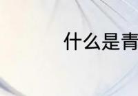 什么是青苔 青苔是什么
