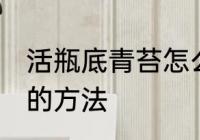 活瓶底青苔怎么处理 活瓶底青苔处理的方法