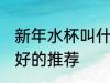新年水杯叫什么名字 新年水杯有什么好的推荐