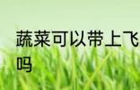 蔬菜可以带上飞机吗 蔬菜能带上飞机吗