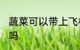 蔬菜可以带上飞机吗 蔬菜能带上飞机吗