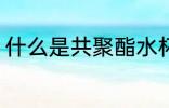 什么是共聚酯水杯 啥是共聚酯水杯呢
