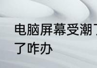 电脑屏幕受潮了怎么办 电脑屏幕受潮了咋办