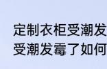 定制衣柜受潮发霉了怎么办 定制衣柜受潮发霉了如何处理