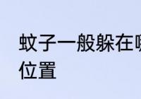 蚊子一般躲在哪里 蚊子一般躲在什么位置