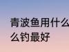 青波鱼用什么钓最好 冬季清波鱼用什么钓最好