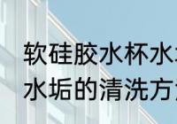 软硅胶水杯水垢怎么清洗 软硅胶水杯水垢的清洗方法