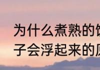 为什么煮熟的饺子会浮起来 煮熟的饺子会浮起来的原因
